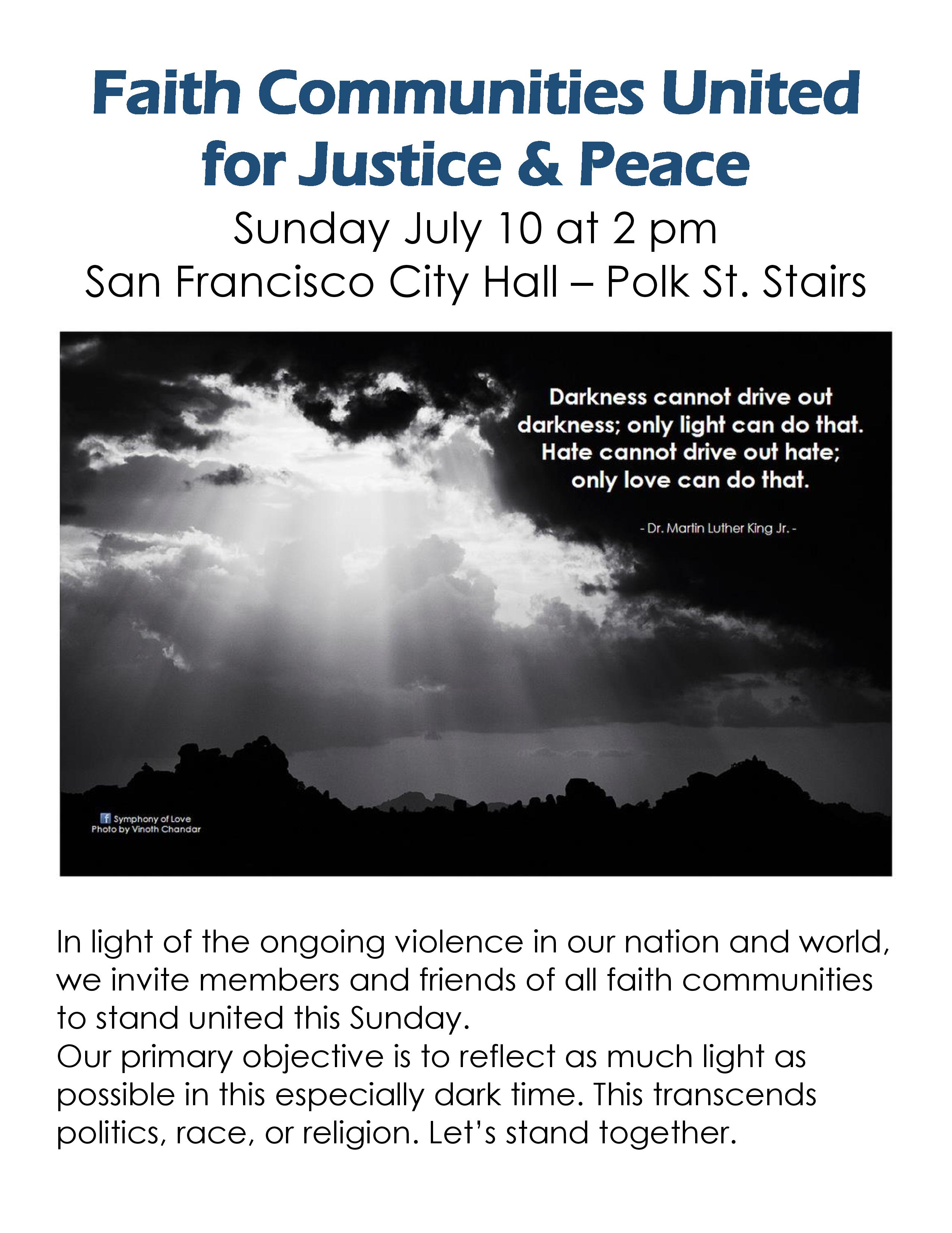 Faith Communities United for Justice & Peace
